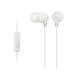 אוזניות IN EAR + מיק SONY MDR-EX15APW לבן
