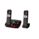 טלפון + שלוחה מוגבר עם משיבון PANASONIC KX-TGM422MBB