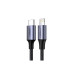 כבל UGREEN USB-C to Lightning Cable M/M Nickel Plating ABS Shell 1m (Black)