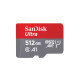 כרטיס Sandisk ULTRA MICRO 150S 512G UHS1