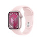 שעון חכם Apple Watch Series 9 GPS 41mm Pink Aluminium Case with Light Pink Sport Loop