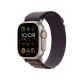 שעון חכם Apple Watch Ultra 2 GPS + Cellular, 49mm Titanium Case with Indigo Alpine Loop - Small