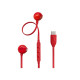 אוזניות IN EAR אדום JBL TUNE T305C TYPE C