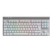 מקלדת גיימינג אלחוטית Logitech G515 LIGHTSPEED TKL WHITE 2.4GHZ/BT TACTILE