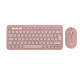 סט מקלדת ועכבר אלחוטיים Logitech POP ICON COMBO ROSE US INTL BT