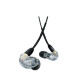 אוזניות חוטיות שקופות Shure SE215 EARPHONE,CLEAR  AONIC 215 Sound Isolating