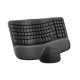 סט מקלדת ועכבר אלחוטיים Logitech WAVE KEYS AND LIFT COMBO GRAPHITE HEB 2.4GHZ
