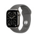 שעון Apple Watch series 11 GPS +Cellular 42mm Natural Titanium Case with Stone Grey Sport Band M/L