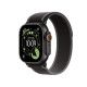 שעון Apple Watch Ultra 3  GPS +Cellular  49mm Black Titanium Case with Black/Charcoal Trail Loop S/M