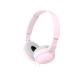 אוזניות SONY MDR-ZX110/P 3.5 ON-EAR ורוד