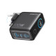מטען קיר שחור Anker Charger (100W 3 Ports Smart Display)